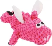 goDog Checkers Just for Me Flying Pig Squeaker Plush Pet Toy for Small Dogs & Puppies, Soft & Durable, Tough & Chew Resistant, Reinforced Seams - Pink, Mini