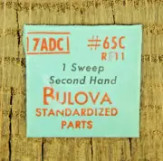 Genuine Bulova 7ADC RF 11 Sweep Second Hand Watch Part 65C NOS