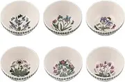 Portmeirion Botanic Garden 5" Inch Stacking Bowls Set of 6 + Beau PERR