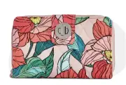 NWT Vera Bradley Turnlock Wallet Vintage Floral Retails $54