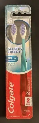 *New* SE Colgate Sensitive Expert Ultra! Soft Sensitive Toothbrush 2 Pack