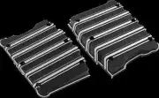AN Billet 10 Gauge Rocker Box Top Cover Machined Blk Softail Springer 99-08