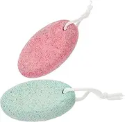 IWOWHERO 2pcs Pumice Stone Pedicure Stone Grinding Foot Stones Callus Remover Feet Scraping Stone Foot Massage Tool Pedicure Tools Dead Skin Removers Foot Files Foot Care Tool Volcanic Rock