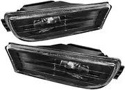 Spyder Auto FL-CH-BE3895-BK BMW E38 7-Series Black Crystal Fog Light