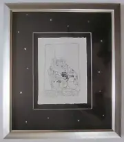 Spaceman by James Christensen Inscribed Framed Original