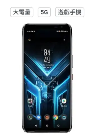 ASUS phoneROG 3ZS661KS 6.59吋16G大運轉記憶體512G儲存空間指紋臉部辨識5G+4G雙卡雙待 電競旗艦級手機使用功能正常