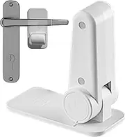 Child Proof Lever Lock - Baby Safety Handle Lock | Prevents from Opening Doors | Door Lock for Kids | Install, Easy to Install and no Tools Need or Drill