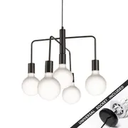 Snap Lighting Peyton Black Downlight to Pendant Light Conversion Kit / Chandelier
