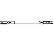 539881M2TSK Telescoping Stabilizer Kit Made Fits Massey Ferguson Tractors