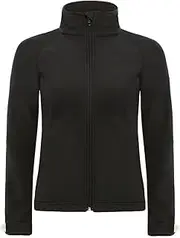[B and C] B&C Womens Hooded Premium Softshell Jacket (Windproof, Waterproof & Breathable)