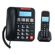 D2015 TAM Expandable Phone System Corded/Cordless Phone System with Black