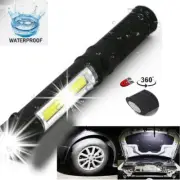 Bright 5000LM COB LED Flashlight Pen Light Torch With Magnetic Base use 3*AAA