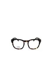 geometric plano mirror 50 Havana color