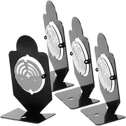 4Pcs Compact Rotatable Metal Targets for Shooting Practice Sturdy Design for Bows Arrows for Fun