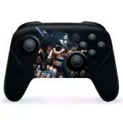 Nintendo Switch Pro Controller Skin Decal Vinyl Wrap - Middle Finger Skeleton
