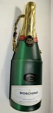Moschino Bag Champagne Bottle Jeremy Scott Trompe L'oeil