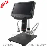 Andonstar AD407 Monitor 7" Digital Microscope HDMI 270X 4MP 3D Adjustable Stand