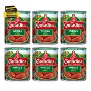 Whole Peeled Tomatoes with Basil, 28 Oz (Pack of 6 Cans) ⭐️⭐️⭐️⭐️⭐️