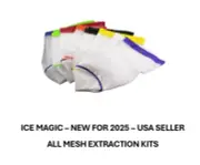 ICE MAGIC All Mesh Bubble Hash Extraction Bag Kits - USA SELLER- NEW FOR 2025