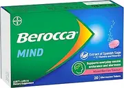 Berocca Mind Mixed Berry Flavour Effervescent 20 Tablets