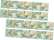 Mobestech 24pcs Antique Tile Stickers Applied Wall Decals Kitchen Backsplash Tiles Peel and Stick 4 x 4 Tile Sticker Peel and Stick Tile Bathroom Ocean Tiles Stick and Peel Tile Sky-Blue PVC