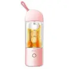 Sansai 400ml 22.5cm Portable Micro USB Rechargeable To-Go Glass Blender Pink