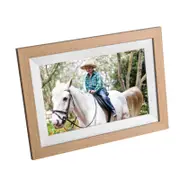 Kodak 10-inch Classic Wooden Digital Photo Frame along with two extra frames in Black and White