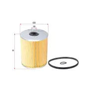 Sakura Oil Filter for Mitsubishi Jeep 2.7L 4DR5 I4 8V Convertible 1974-1986