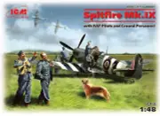 Scale Model 1/48 ICM 48801 Spitfire Mk.IX British Fighter - Plastic Model Kit