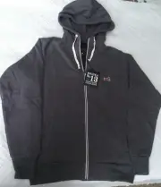Mishka zip hoodie, Size S, New with tag, dark gray