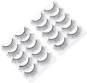 BATHVEVE Reusable Lash Extensions Set 5 Pairs Simulation Eyelashes Fake Makeup Lashes