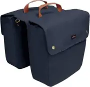 Double) Canvas Bike Pannier Bag Folding Bicycle Rear Seat Trunk Bag (Roll-Up