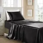 Satin Sheets Twin XL Size - 3 Pieces Luxury Silky Soft Bed Sheets, Wrinkle-Free
