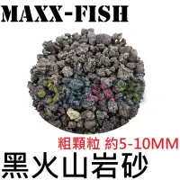 在飛比找蝦皮購物優惠-【小魚水族】【MAXXFISH造景底砂、印尼黑火山岩、粗顆粒