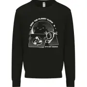 Climate Change Keep the Planet Clean Funny Kids Sweatshirt Jumper