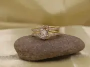 Cocktail Silver Stackable Solitaire Ring