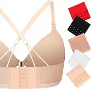 [VALICLUD] Pack of 5 Bra Extenders Elastic Bra Strap Extension 5 Hooks Stretchy Bra Extension 3 93 x 3. 5 cm. 73 x 0. 08 inches, Multi-Coloured, 10.00X9.50X0.20CM