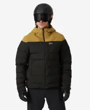 BOSSANOVA PUFFY JACKET, Lynx Heather Back | Helly Hansen AU