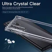 For Samsung Galaxy S22 Ultra Shockproof Crystal Clear Soft TPU Phone Case Cover