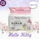 【SANRIO 三麗鷗】Hello Kitty 凱蒂貓 溼式衛生紙 40 抽 X 12 包 家庭號組合包 可安心丟馬桶