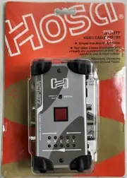 NOS Hosa VCT-377 Video Cable Tester for "F" Type, RCA, BNC, & SVHS Cables