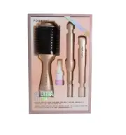 FOXYBAE I Want It All Complete HAIR KIT Flat Iron Curling Wand Blow Out Brush