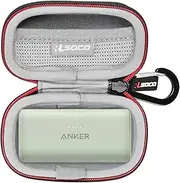 RLSOCO Carrying Case for Anker Nano Power Bank with Built-in USB-C Connector/with Built-in MFi Certified Lightning Connector Portable Charger - Black (Case Only)