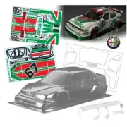 1/10 Onroad Rc Car Clear Body Shell For Traxxas 4tec Kyosho Fazer Sakura