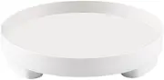 Modern Decorative Trays Round White Storage Tray Organizer Storage Box Coffee Decor for Home Table for Women Gift Tray Table