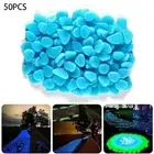 Brighten Up Your Night 50PCS Glow In The Dark Pebbles for Garden and Walkway