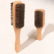 1 Pcs Wood Bristle Double Sided Brush Mane Styling Beard Hair Tool Men CR