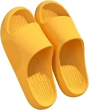[HSHTTKL] EVA Anti-Odor Shower Slipper Open Toed Cushioned Slides Anti-Slip Design Bathroom Slipper Minimalist House Slippers