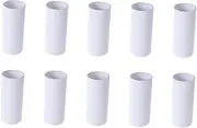 NOLITOY 20PCS Rolls White Cardboard Tubes for Crafts Creative Art Supplies for Adults for Painting Drawing and School Projects Height