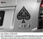 Ace Of Spades Sticker -Reflective/Metallic Color Funny Car Decals Best Gifts BL